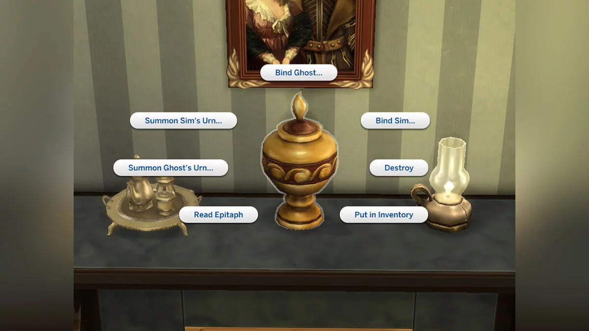 The Sims 4 — Прив'язка душ та отримання надгробка