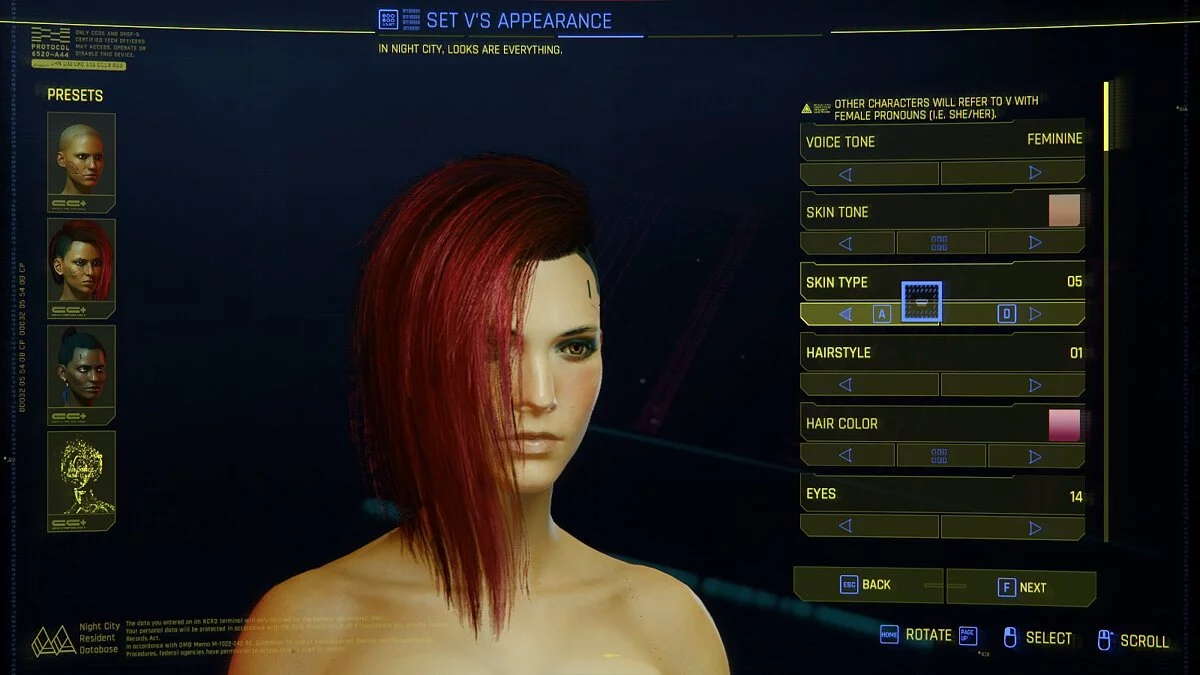 Cyberpunk 2077 — Коллекция женских персонажей