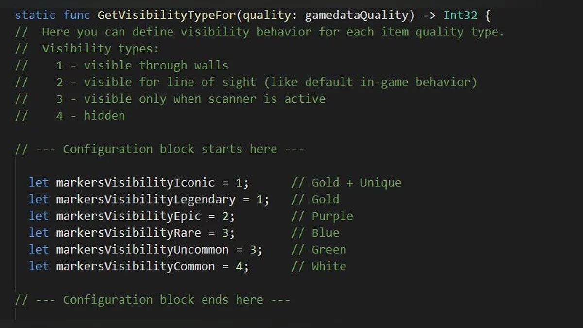 Cyberpunk 2077 — Настройка видимости маркеров добычи