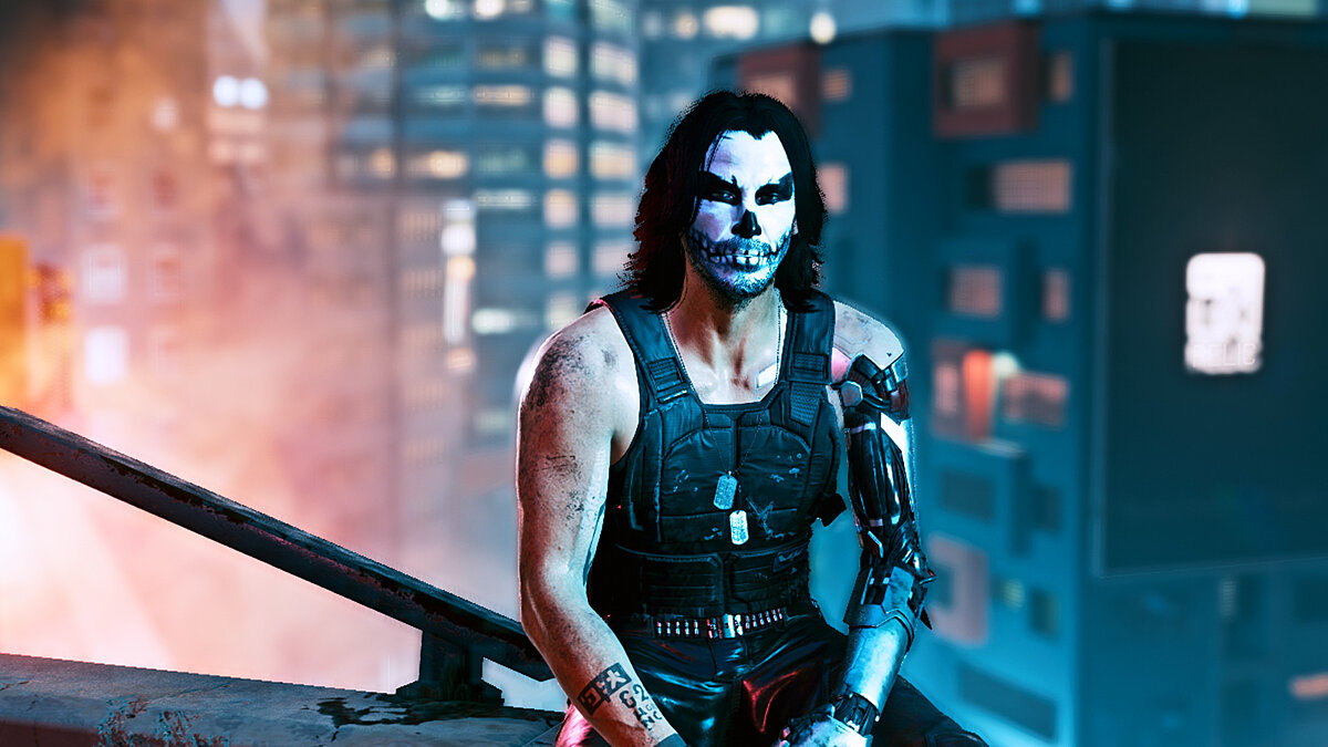 Cyberpunk 2077 — Johnny Silverhand Dia De Los Muertos