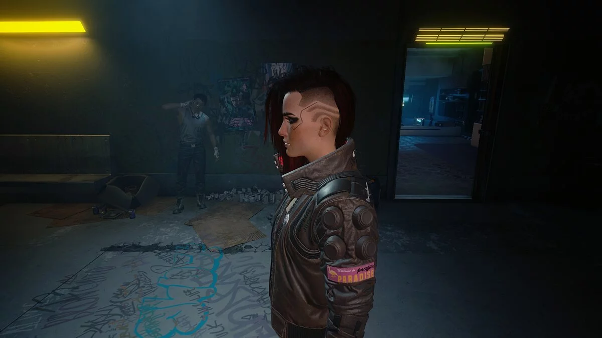 Cyberpunk 2077 — Вихідна зачіска E3