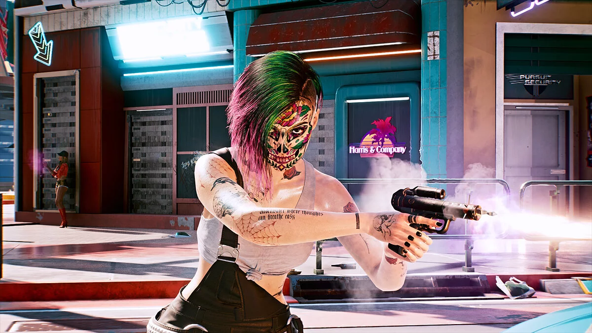 Cyberpunk 2077 — Раскраски лица для Джуди