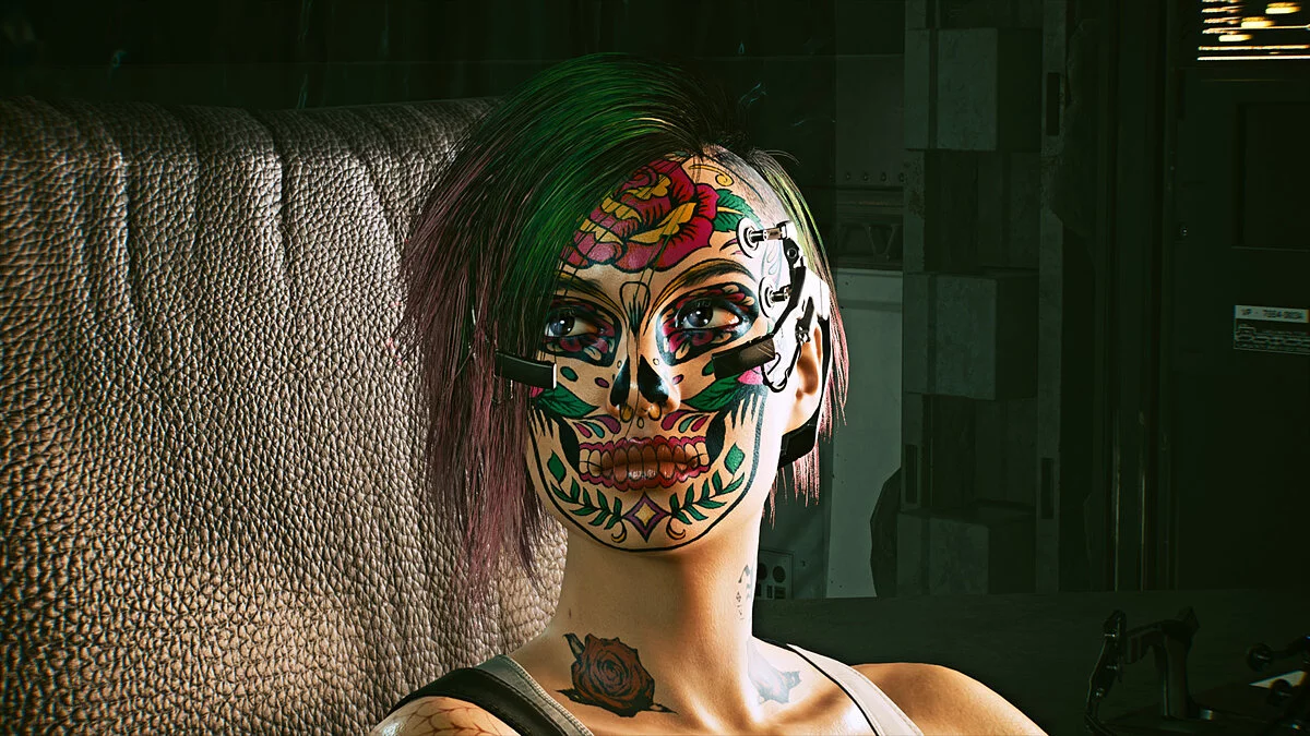 Cyberpunk 2077 — Раскраски лица для Джуди