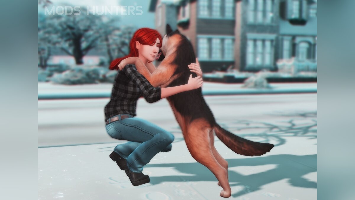 The Sims 4 — Part-time job: delivering a dog home from the veterinarian