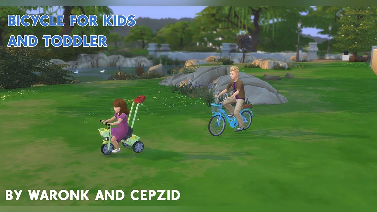 The Sims 4 — Functional bicycles for children and toddlers