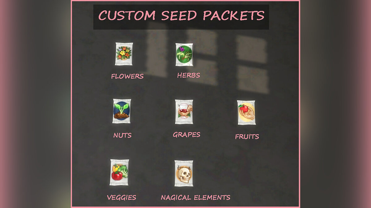 The Sims 4 — Custom plant seeds (01/07/2021)