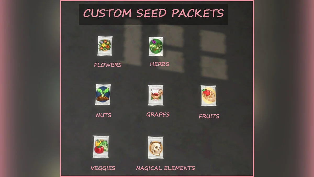 The Sims 4 — Custom plant seeds (01/07/2021)