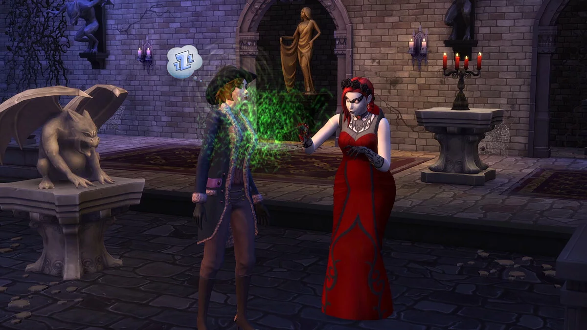 The Sims 4 — Los vampiros pueden infundir miedo influyendo en las emociones