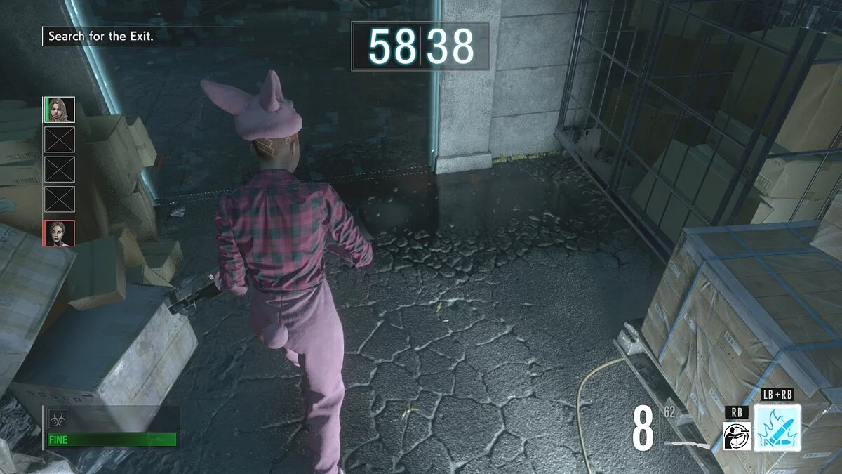 Resident Evil: Resistance — Бекка в костюмі зайчика