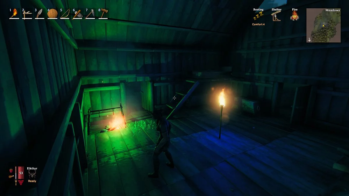 Valheim — Настройка факелов