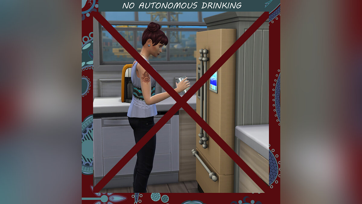 The Sims 4 — No autonomous drinking water (02/26/2021)