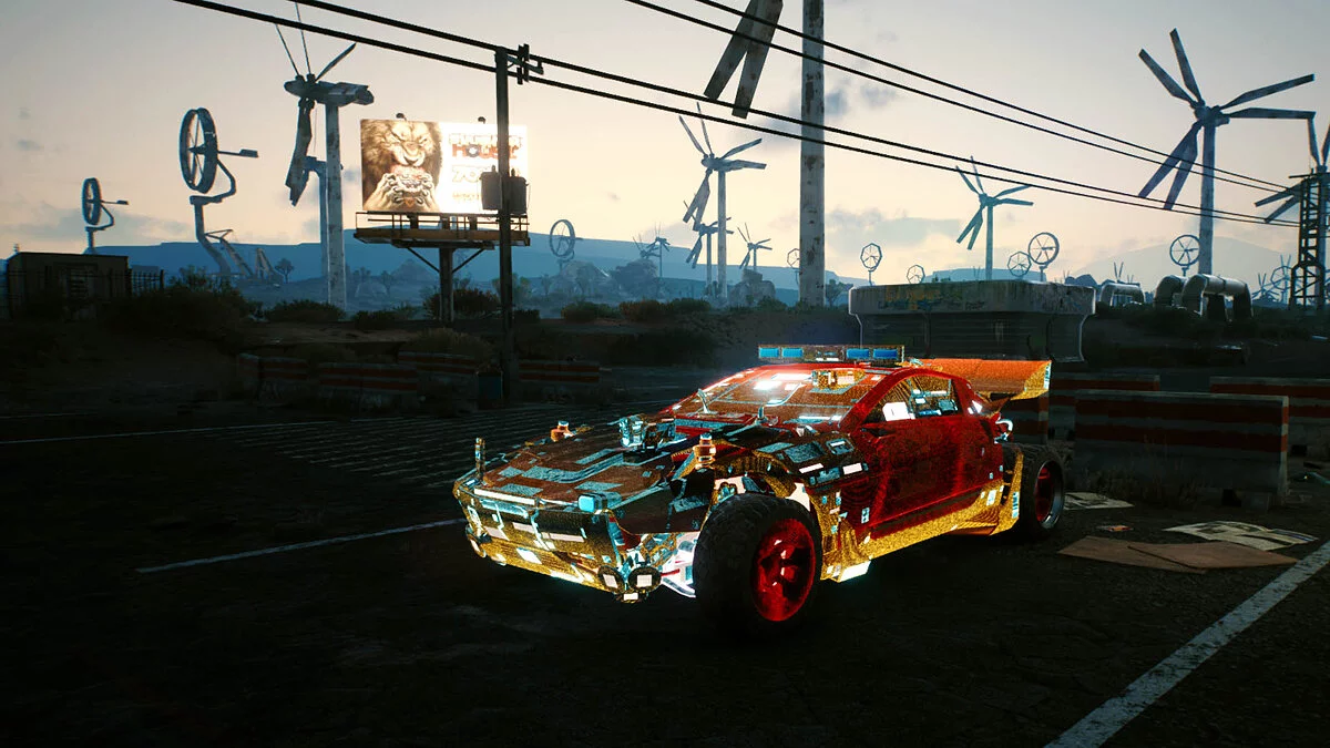 Cyberpunk 2077 — Car - hologram