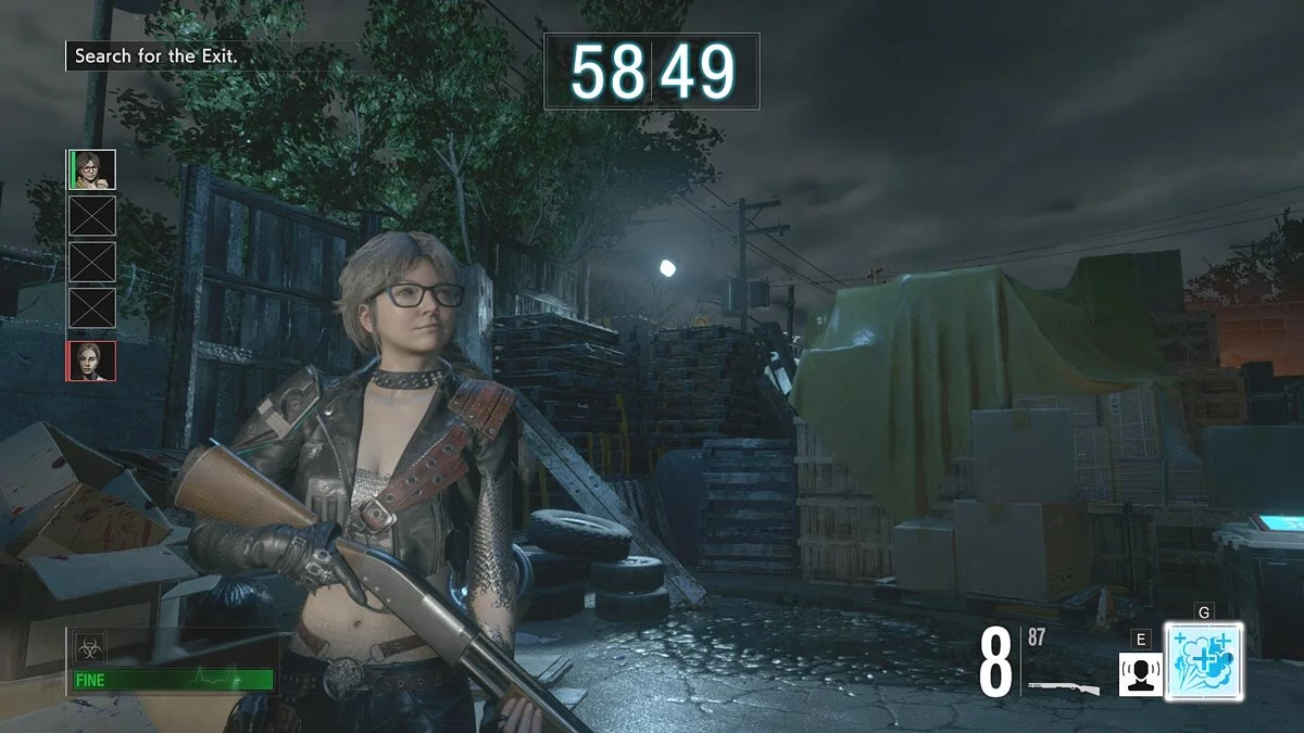 Resident Evil: Resistance — Валері у костюмах Джен