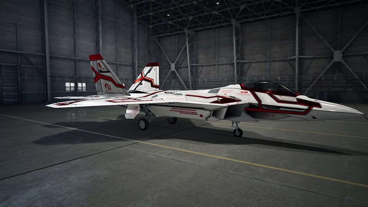 Ace Combat 7: Skies Unknown — RX-0F22 в раскраске Unicorn Gundam