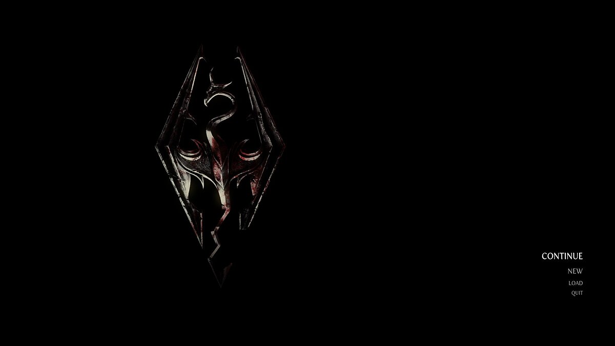 Elder Scrolls 5: Skyrim Special Edition — Bloody logo