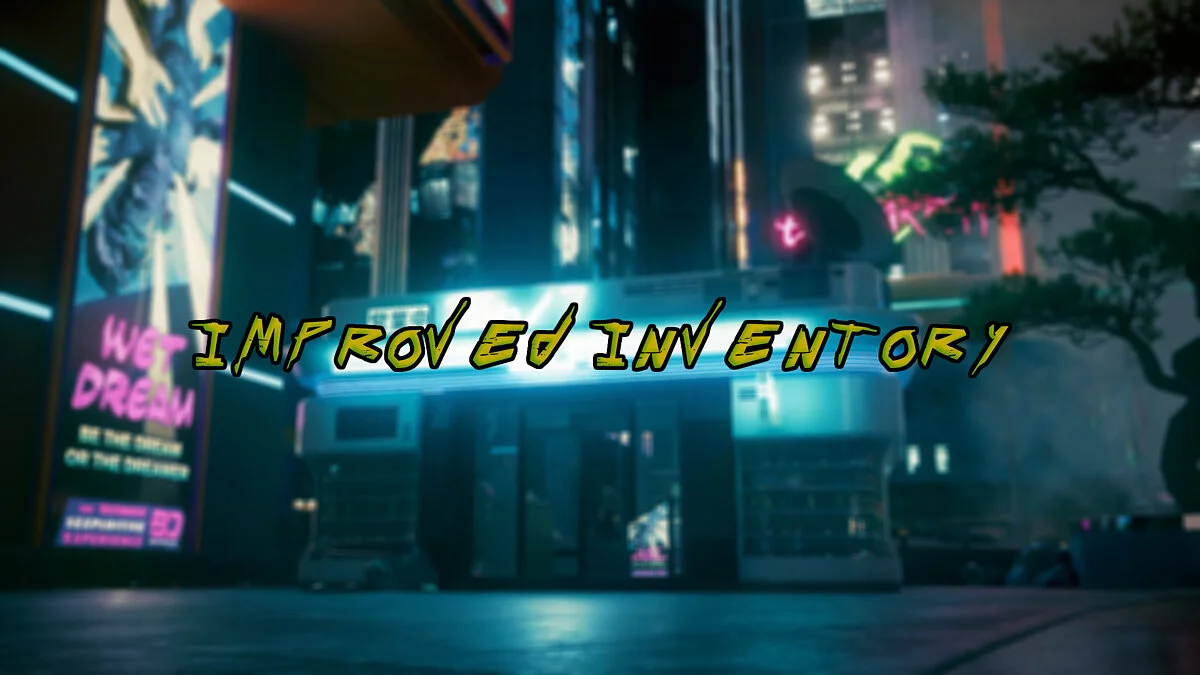 Cyberpunk 2077 — Inventario mejorado