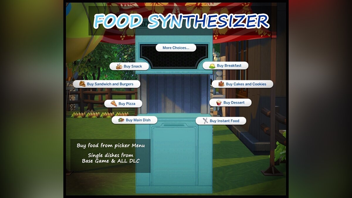 The Sims 4 — Functional food synthesizer