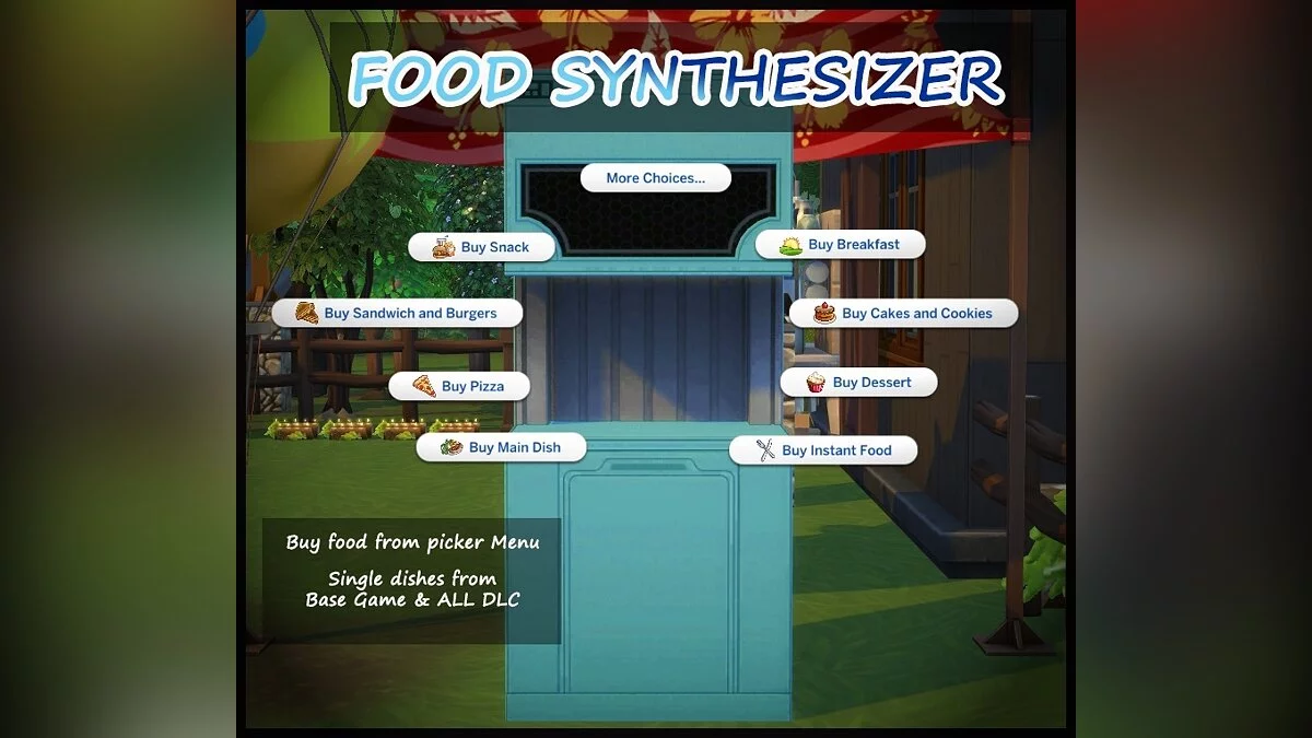 The Sims 4 — Sintetizador de alimentos funcionales