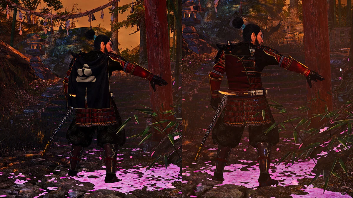 Nioh 2: Complete Edition — Удаление плаща и накидки