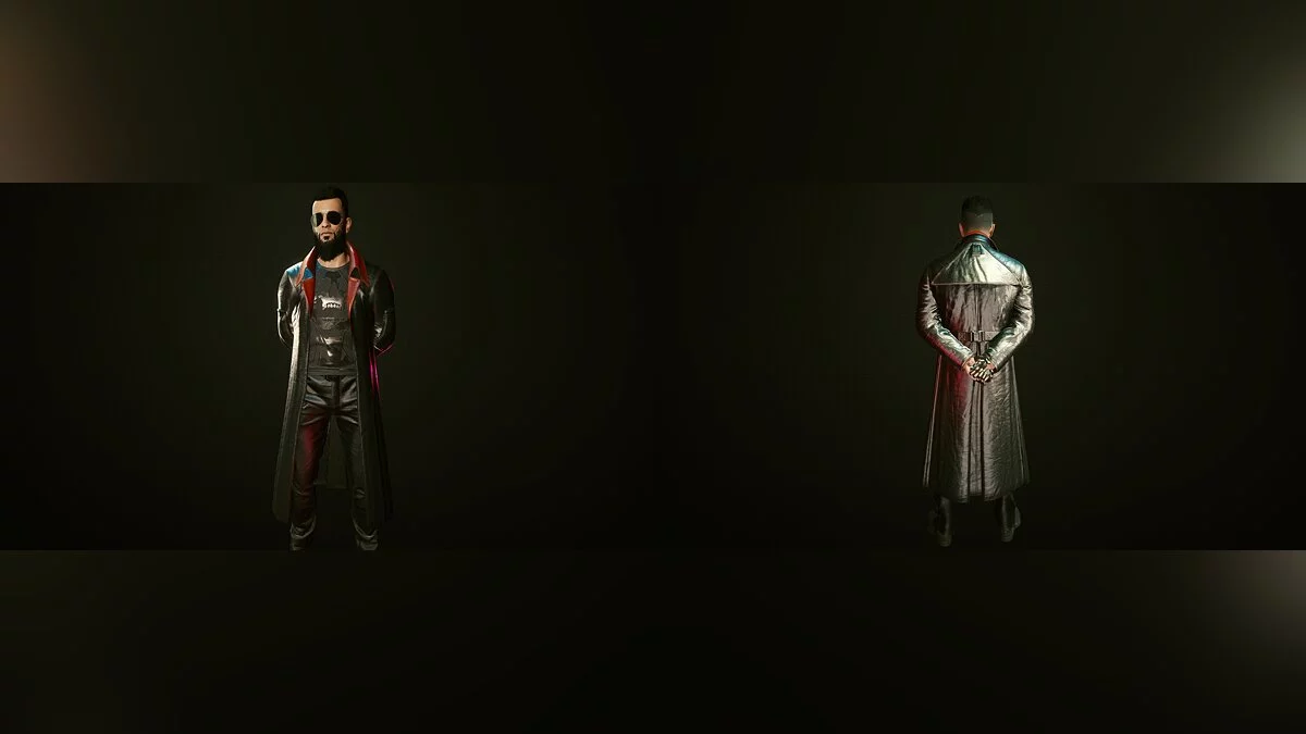 Cyberpunk 2077 — Long coat for man V