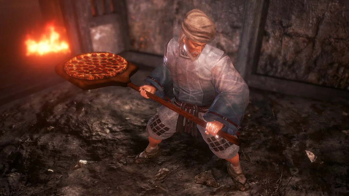 Nioh 2: Complete Edition — Pizza shovel instead of an ax