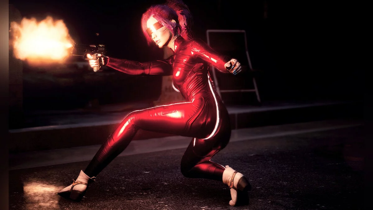 Cyberpunk 2077 — Светящийся комбинезон нетраннера