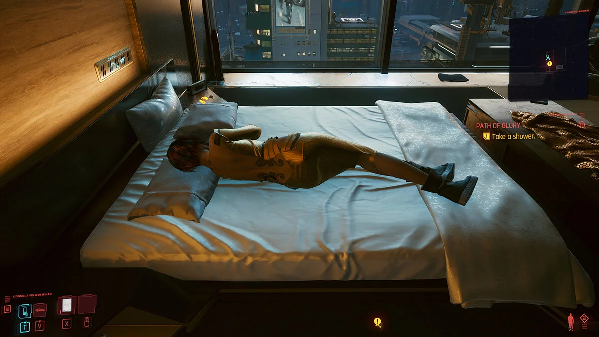 Cyberpunk 2077 — Джуді в золотій сукні Ханако