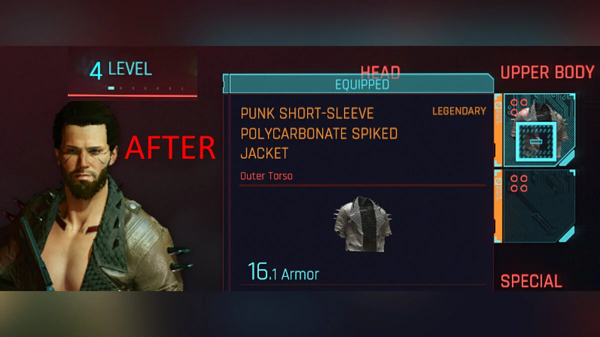 Cyberpunk 2077 — Автоматическое повышение оружия и брони