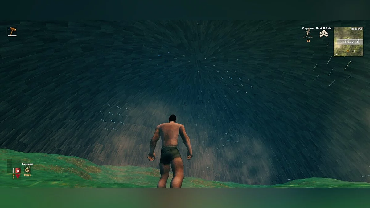 Valheim — Деревянная полусфера