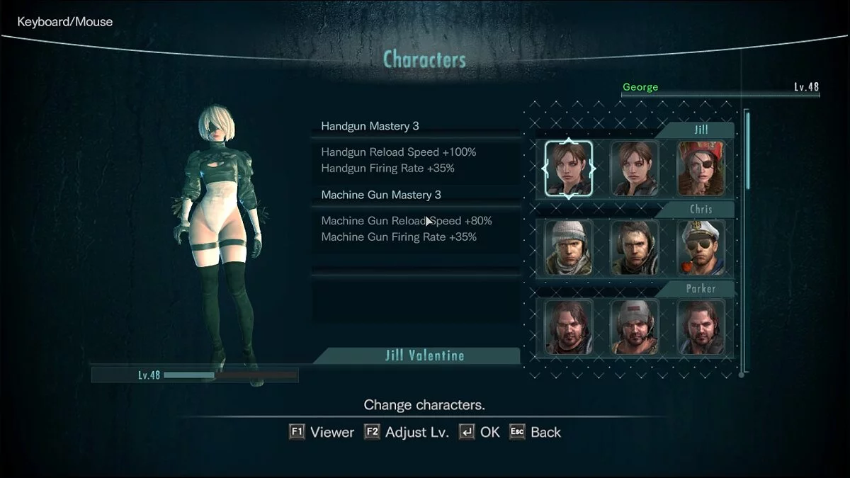 Resident Evil: Revelations — 2B из игры Nier: Automata
