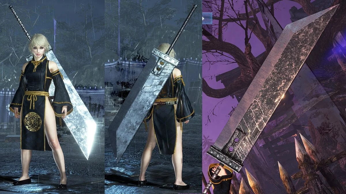 Nioh 2: Complete Edition — Великий меч із гри Final Fantasy 7