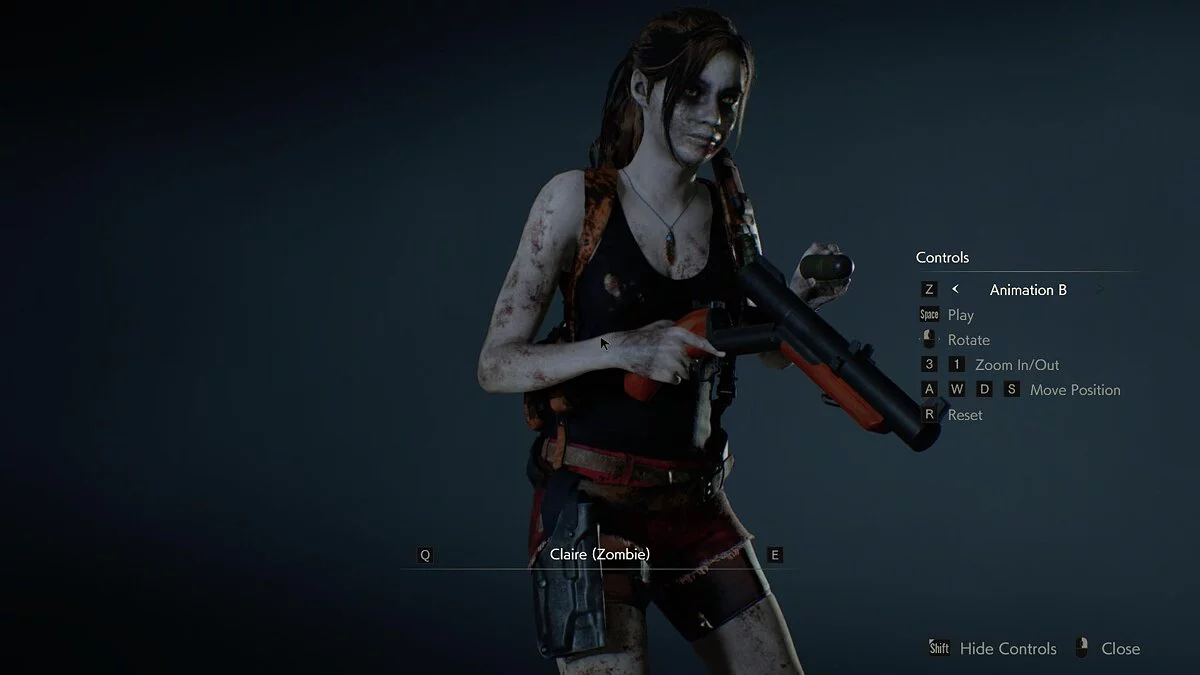 Resident Evil 2 — Клэр зомби