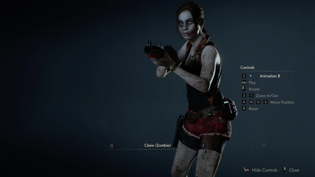 Resident Evil 2 — Клэр зомби