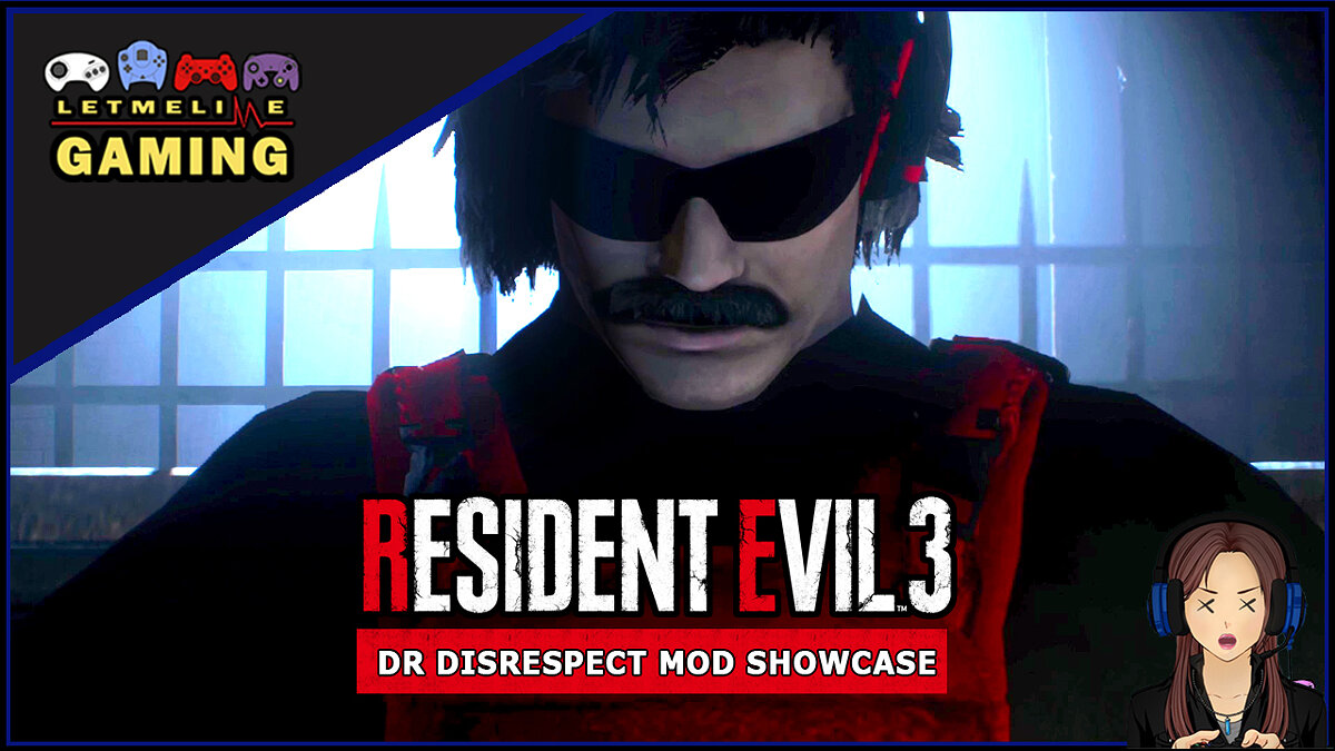 Resident Evil 3 — Dr Disrespect instead of Nemesis