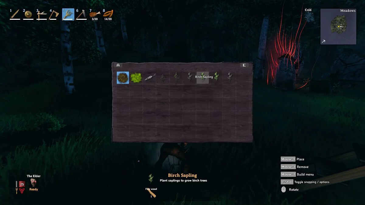 Valheim — Посадка деревьев