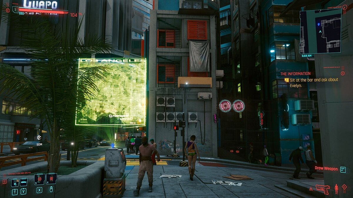 Cyberpunk 2077 — Hologram of Los Angeles