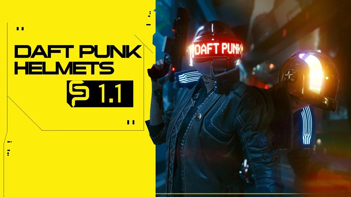 Cyberpunk 2077 — Cascos Daft Punk