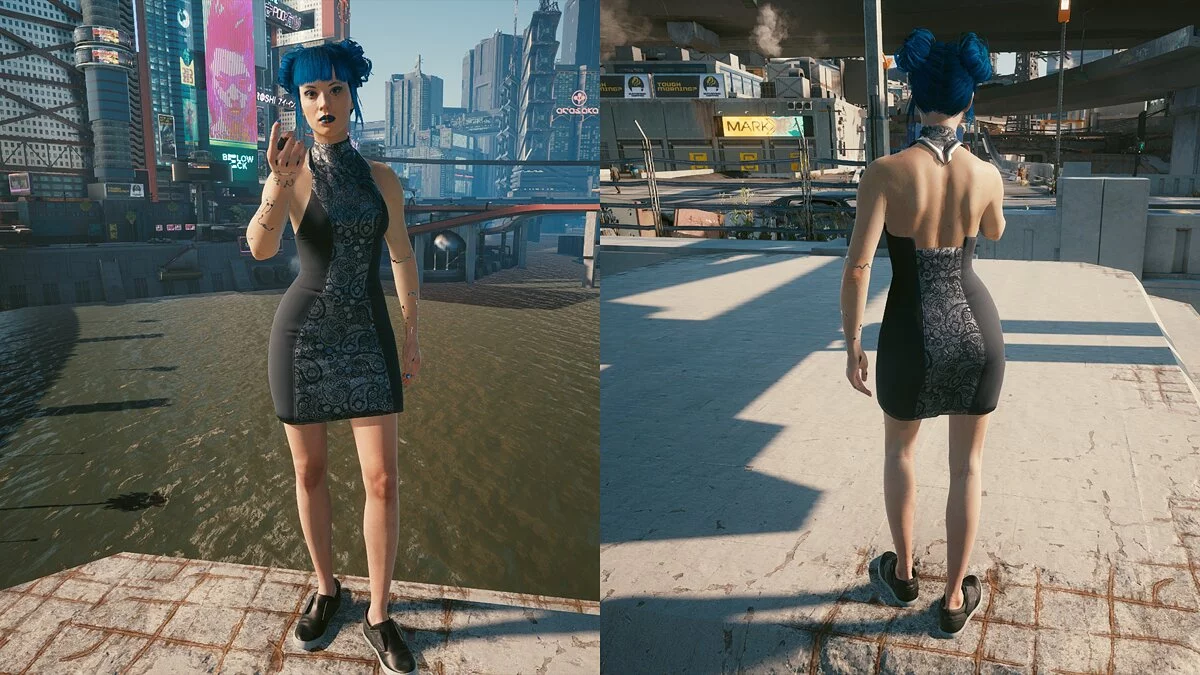 Cyberpunk 2077 — Сукня Ханако різних кольорів