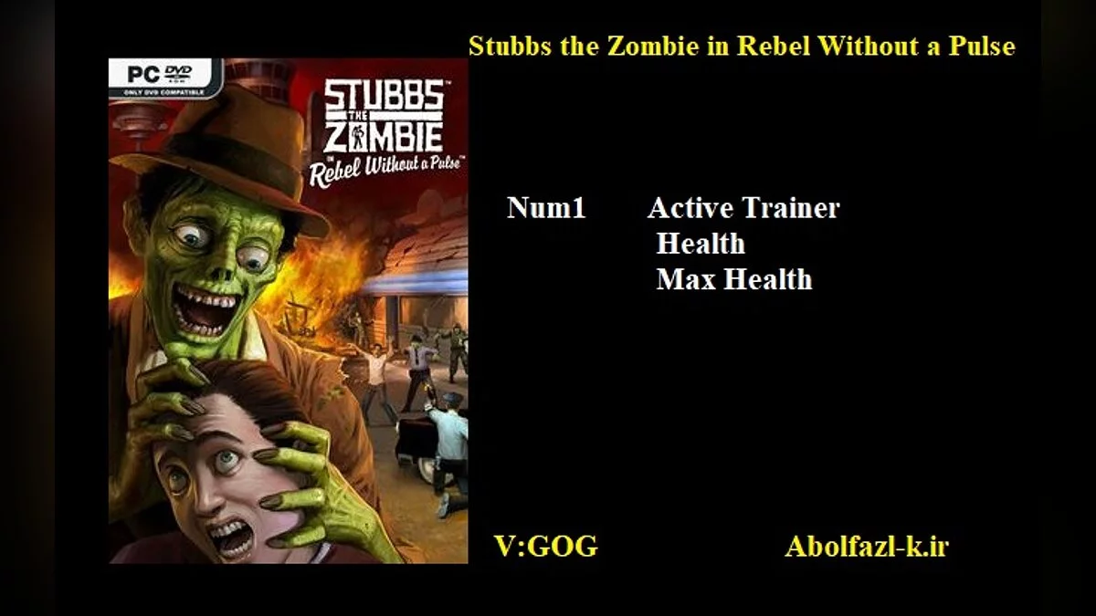 Stubbs the Zombie in Rebel Without a Pulse — Trainer (+3) [1.0]