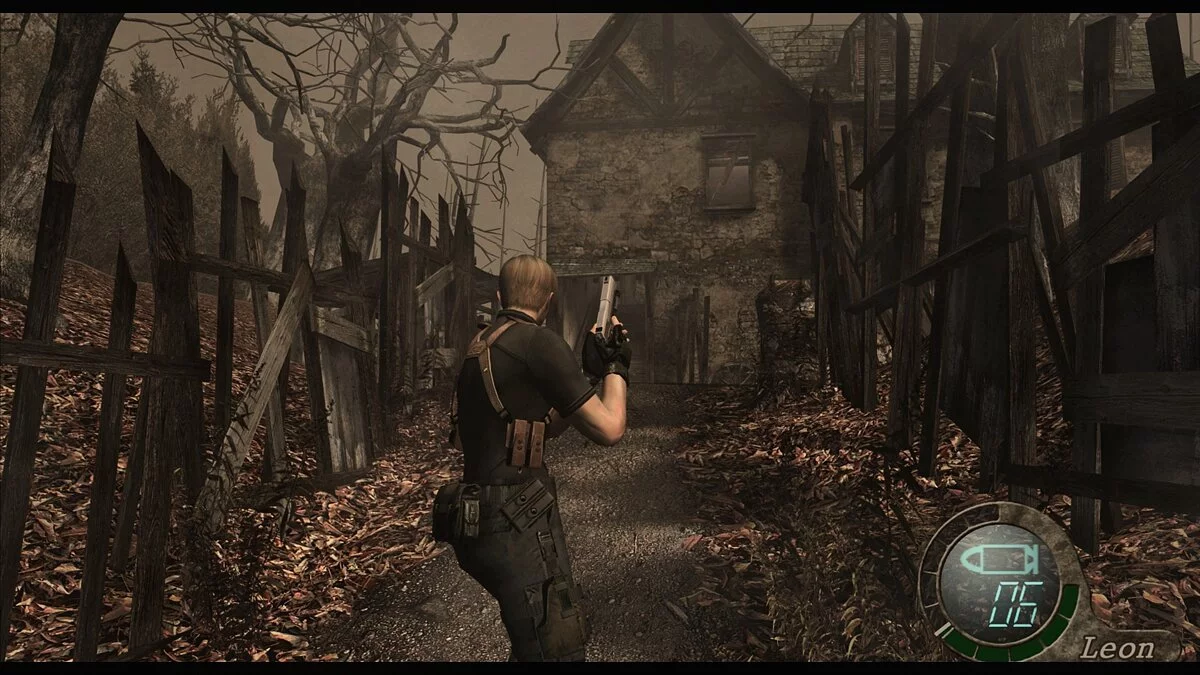 Resident Evil 4 (2005) — Iluminación y colores mejorados.