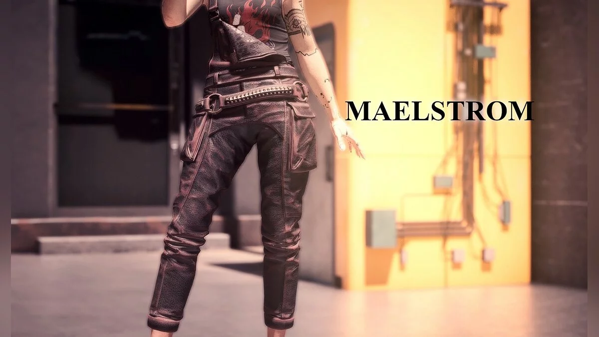 Cyberpunk 2077 — Комбинезон Джуди - с физикой