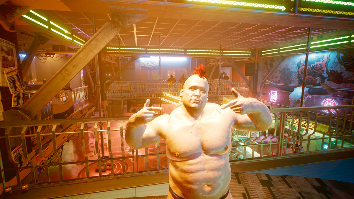 Cyberpunk 2077 — Playing for the fat guy