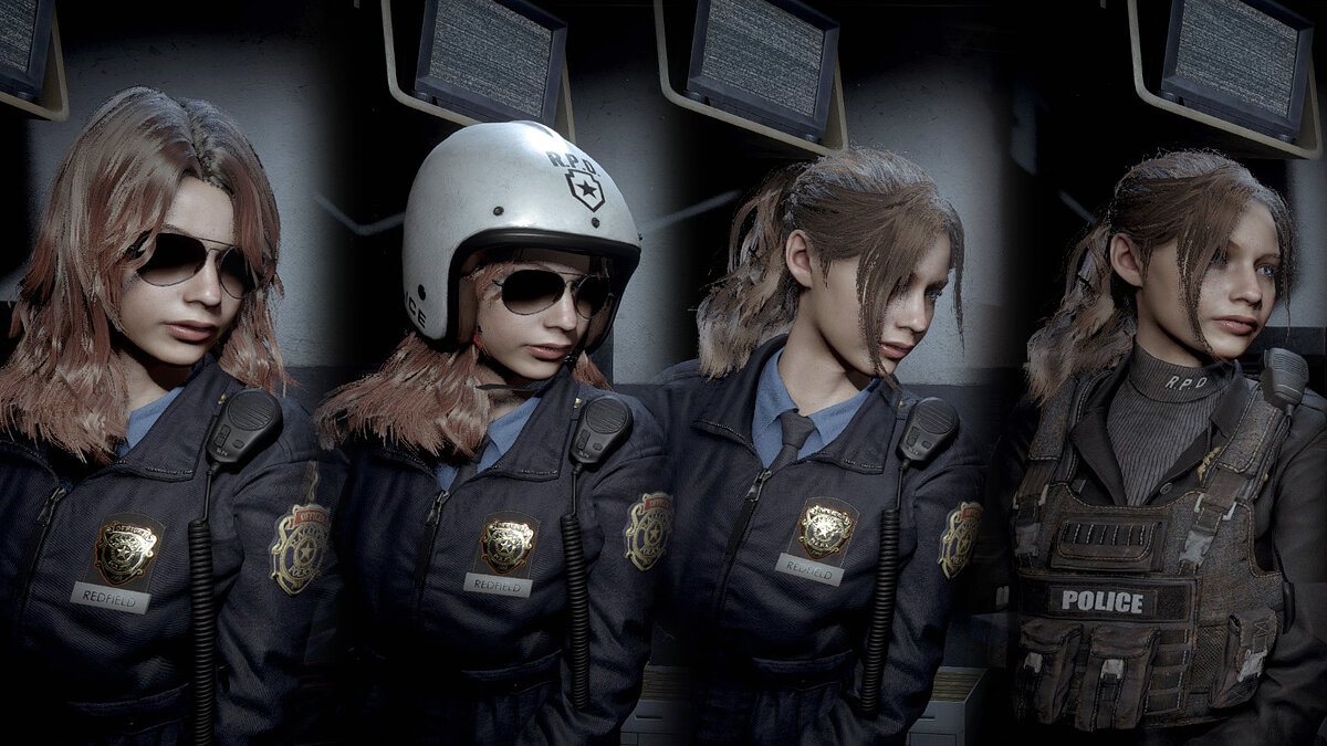 Resident Evil 2 — Claire - Motorcycle Cop