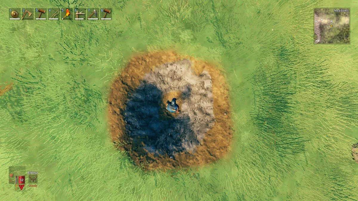 Valheim — Reducing lags during mining