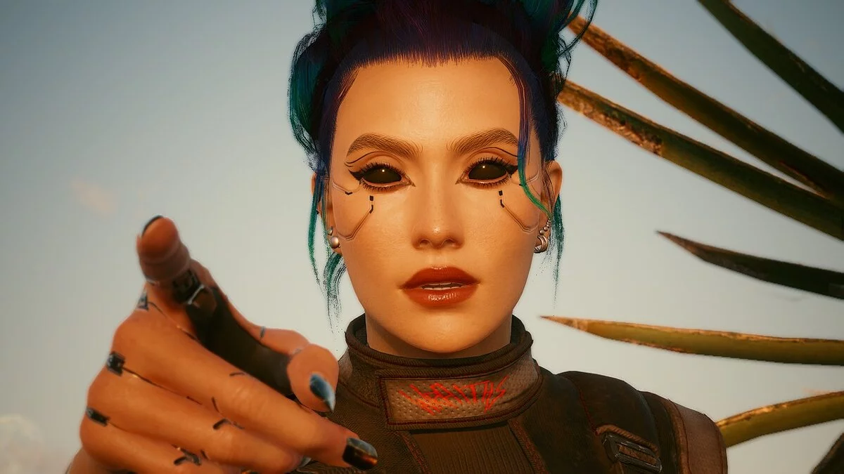 Cyberpunk 2077 — cejas nuevas