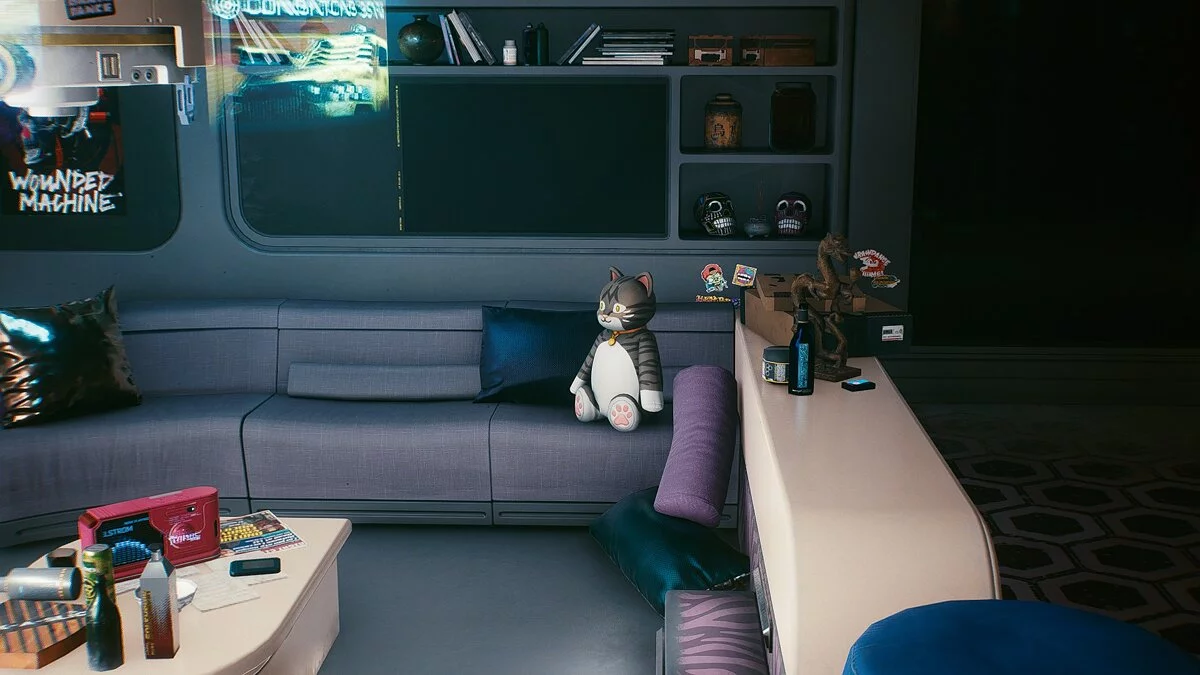 Cyberpunk 2077 — Плюшевый гигантский кот