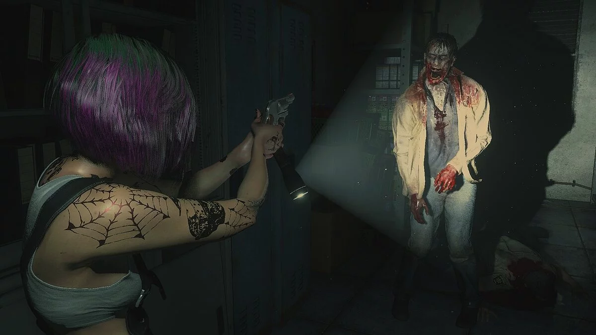 Resident Evil 2 — Джуди Альварес из игры Cyberpunk 2077