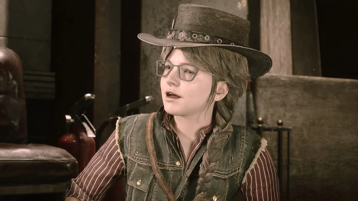 Resident Evil 2 — Валери и Бекка - косплей Джона Марстона