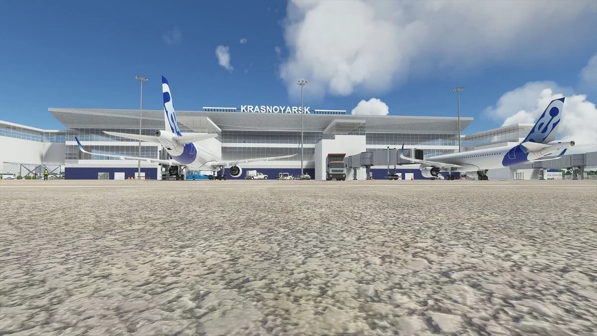 Microsoft Flight Simulator — Two new Krasnoyarsk airports