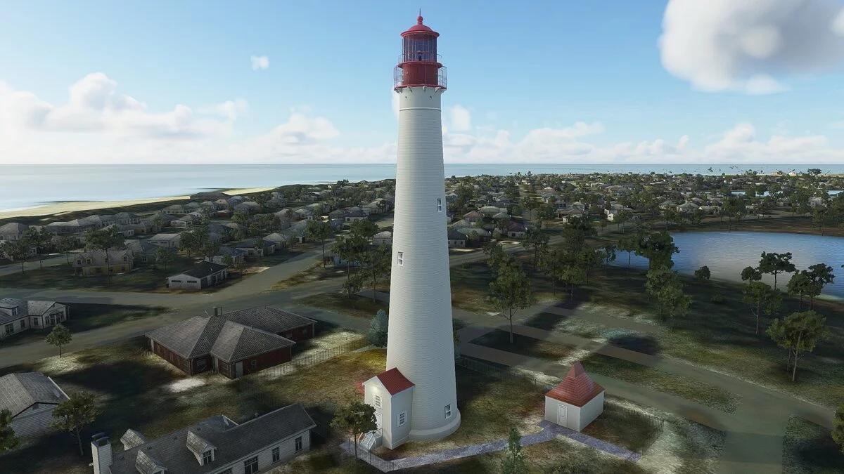 Microsoft Flight Simulator — Cape May Point Lighthouse in New Jersey